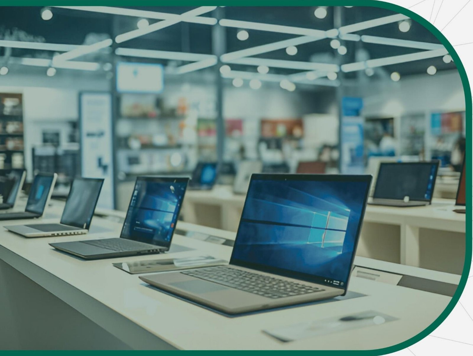 Laptops on display at Perfect IT Solutionz